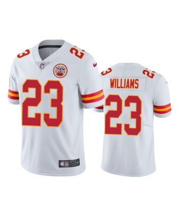 Joshua Williams 23 Kansas City Chiefs White Vapor Limited Jersey