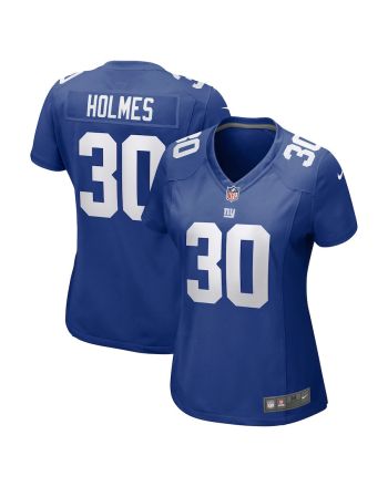 Darnay Holmes 30 New York Giants Women Game Jersey - Royal