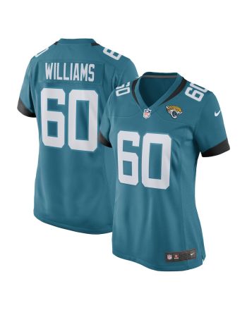 Darryl Williams Jacksonville Jaguars Women's Game Player Jersey - Teal