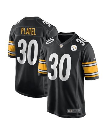 Carlins Platel Pittsburgh Steelers Game Player Jersey - Black