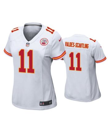 Marquez Valdes-Scantling 11 Kansas City Chiefs Women Game Jersey - White Jersey