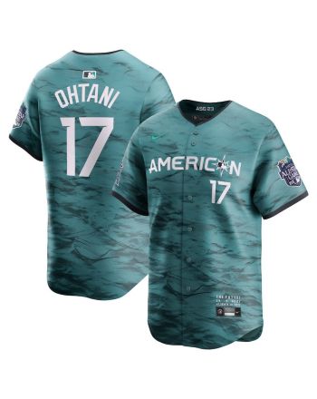 Shohei Ohtani 17 American League Teal 2023 MLB All-Star Game Limited Men Jersey