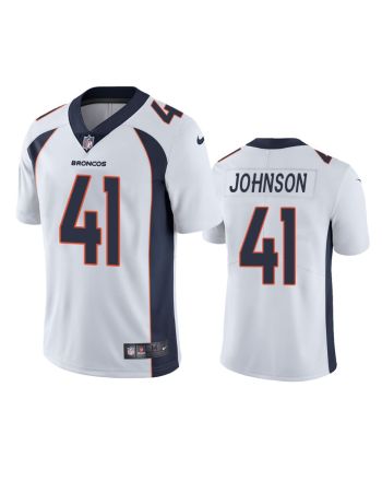 Denver Broncos Jamar Johnson 41 White Vapor Limited Jersey - Men's