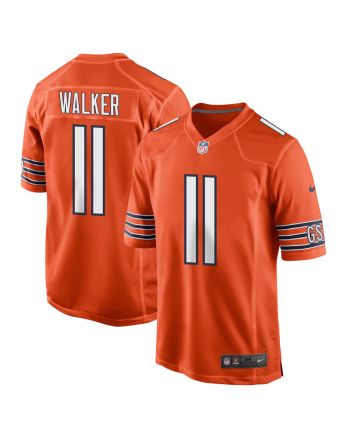 P.J. Walker 11 Chicago Bears Men Alternate Game Jersey - Orange