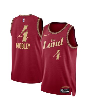 Evan Mobley 4 Cleveland Cavaliers 2023/24 City Edition Swingman Jersey - Wine