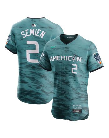 Marcus Semien 2 American League 2023 MLB All-Star Game Vapor Elite Jersey - Teal