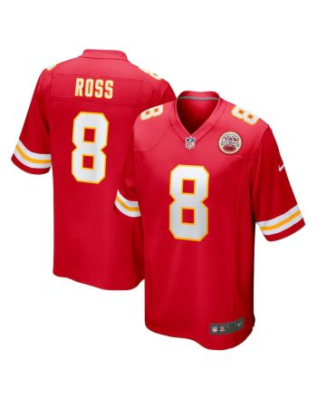 Justyn Ross 8 Kansas City Chiefs Home Game Player Jersey - Red