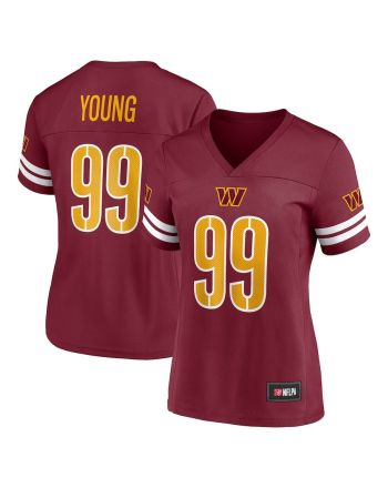 Chase Young 99 Washington Commanders Women's Game Time Player Jersey - Burgundy