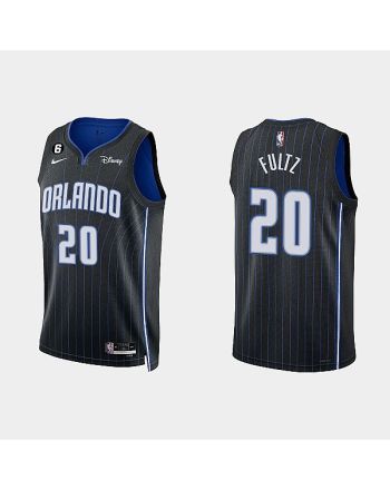 Orlando Magic 20 Markelle Fultz 2022-23 Icon Edition Black Men Jersey