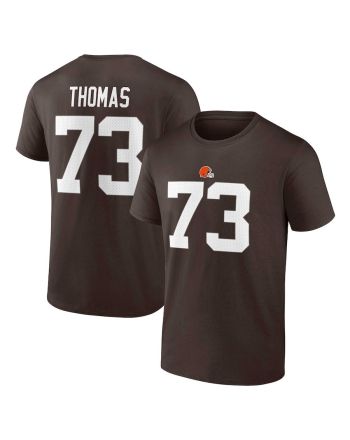 Joe Thomas 73 Cleveland Browns Unisex T-Shirt - Brown