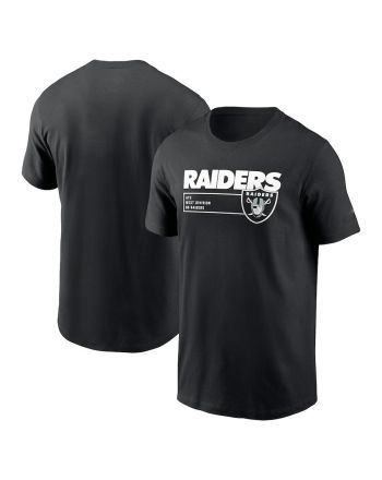 Las Vegas Raiders Division Essential T-Shirt - Black