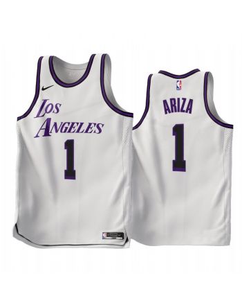 2022-23 Los Angeles Lakers Trevor Ariza 1 White City Edition Jersey - Men Jersey