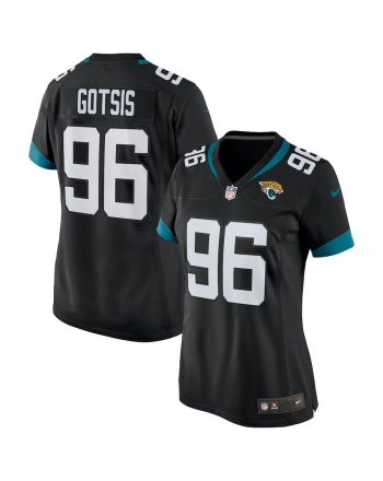 Adam Gotsis 96 Jacksonville Jaguars Women's Game Jersey - Black