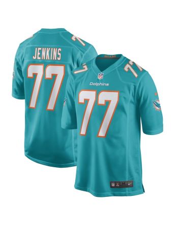 John Jenkins Miami Dolphins Game Player Jersey - Aqua