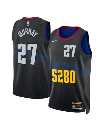 Jamal Murray 27 Denver Nuggets 2023/24 City Edition Swingman Jersey - Black