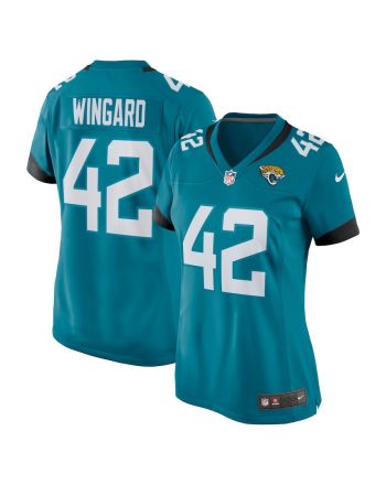 Andrew Wingard 42 Jacksonville Jaguars Women's Game Jersey - Teal