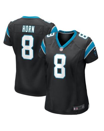 Jaycee Horn 8 Carolina Panthers Women's Alternate Game Jersey - Black