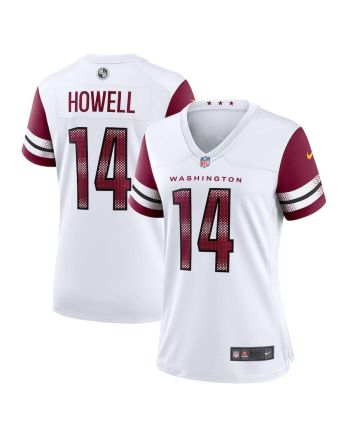 Sam Howell 14 Washington Commanders Women Team Game Jersey - White