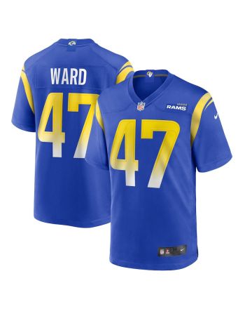 Alex Ward 47 Los Angeles Rams Game Men Jersey - Royal