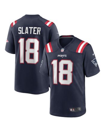 Matthew Slater 18 New England Patriots Men Game Jersey - Navy