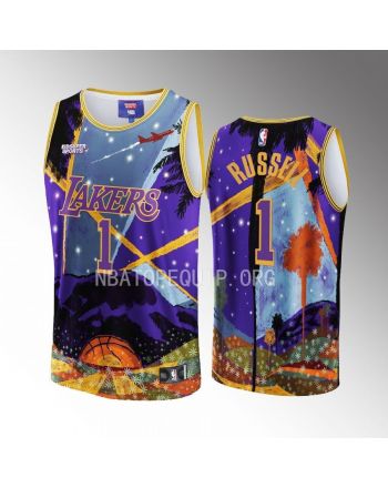 D'Angelo Russell 1 Los Angeles Lakers NBA & KidSuper Studios Unisex Hometown Jersey