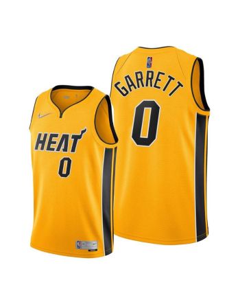 Marcus Garrett 0 Miami Heat Earned Edition Gold Jersey - Men Jersey