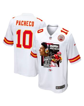 Isiah Pacheco 10 Kansas City Chiefs Pachinko Machine Game Men Jersey - White