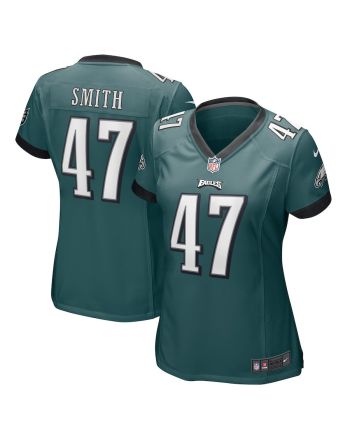 Brandon Smith 47 Philadelphia Eagles Game Women Jersey - Midnight Green