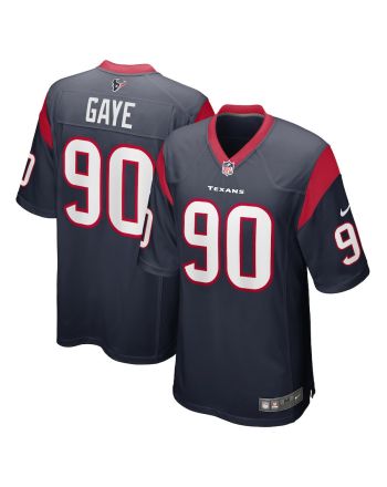 Ali Gaye 90 Houston Texans Men's Team Game Jersey - Navy