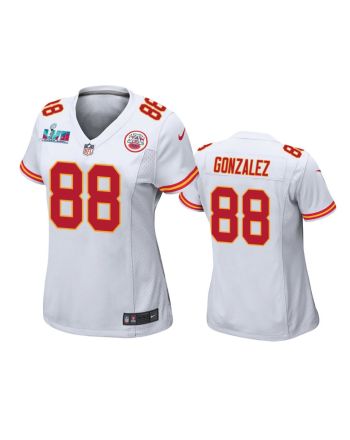 Tony Gonzalez 88 Kansas City Chiefs Super Bowl LVII Game Jersey - Women White