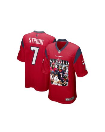 C.J. Stroud 7 Houston Texans The Gunslinger Game YOUTH Jersey - Red