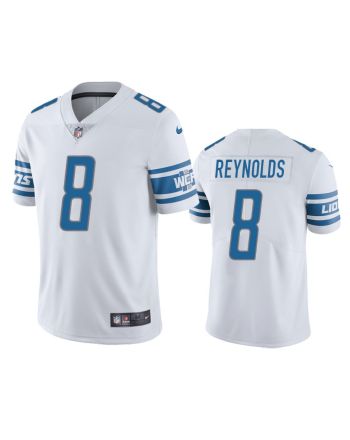 Josh Reynolds 8 Detroit Lions White Vapor Limited Jersey