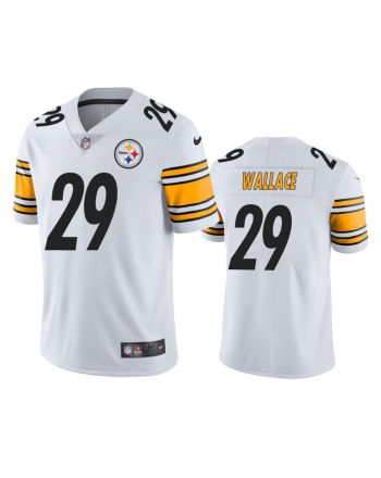 Levi Wallace 29 Pittsburgh Steelers White Vapor Limited Jersey