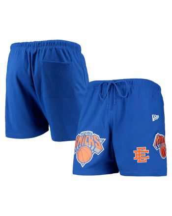 New York Knicks Team Logo Royal Mesh Capsule Shorts - Men