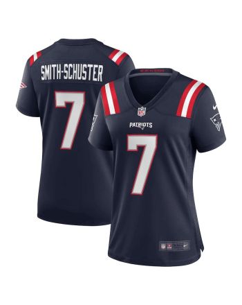 JuJu Smith-Schuster 7 New England Patriots Women's Game Player Jersey - Navy