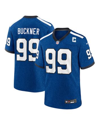 DeForest Buckner 99 Indianapolis Colts Indiana Nights Alternate Game Men Jersey - Royal