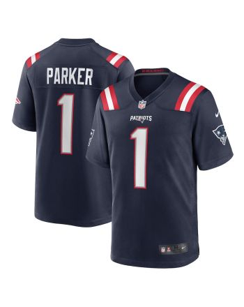 DeVante Parker 1 New England Patriots Game Jersey - Navy