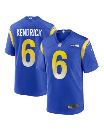 Derion Kendrick Los Angeles Rams Game Player Jersey - Royal