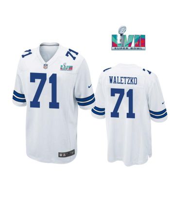 Matt Waletzko 71 Dallas Cowboys Super Bowl LVII Super Bowl LVII White Men Game Jersey