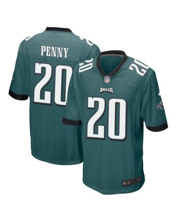 Rashaad Penny 20 Philadelphia Eagles Men Game Jersey - Midnight Green