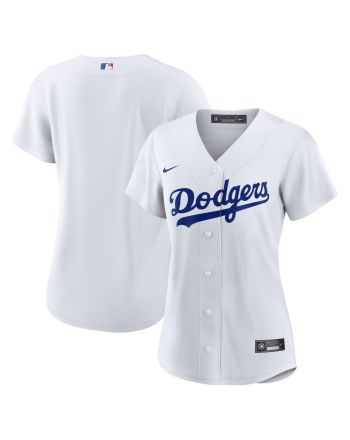 Los Angeles Dodgers Women Home Blank Jersey - White