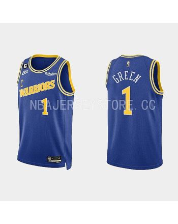 Golden State Warriors 1 JaMychal Green 2022-23 Classic Edition Royal Men Jersey