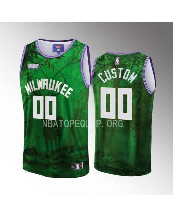 Custom Milwaukee Bucks NBA & KidSuper Studios Unisex Hometown Jersey