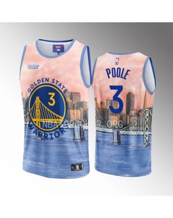 Jordan Poole 3 Golden State Warriors NBA & KidSuper Studios Unisex Hometown Jersey