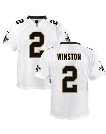 Jameis Winston 2 New Orleans Saints Youth Game Jersey - White