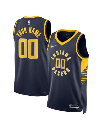 Indiana Pacers Custom 00 Men 2022/23 Swingman Jersey - Icon Edition