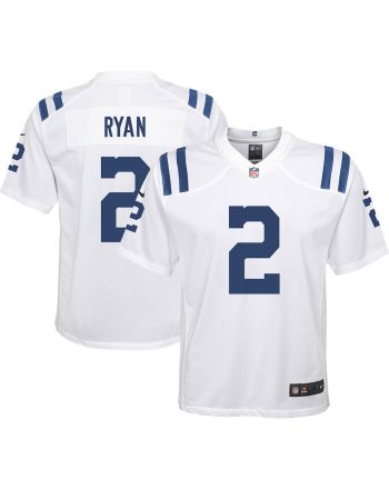 Matt Ryan 2 Indianapolis Colts Youth Away Game Jersey - White