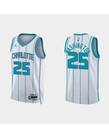 Charlotte Hornets P. J. Washington 25 2022-23 Association Edition White Men Jersey Swingman