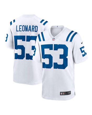 Shaquille Leonard 53 Indianapolis Colts Player Game Jersey - White