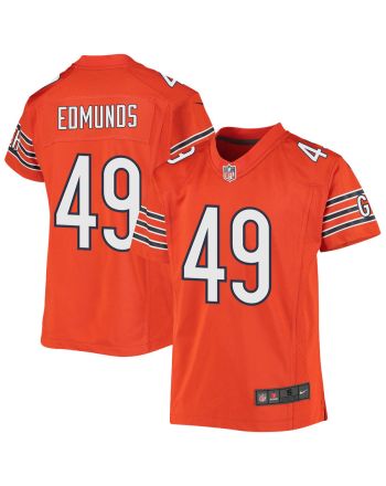 Tremaine Edmunds 49 Chicago Bears Youth Alternate Game Jersey - Orange